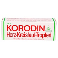 KORODIN Herz-Kreislauf-Tropfen zum Einnehmen - 100ml - Mittel bei niedrigem Blutdruck