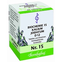 BIOCHEMIE 15 Kalium jodatum D 12 Tabletten - 80Stk - Schüßler Salze Bombastus