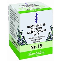 BIOCHEMIE 19 Cuprum arsenicosum D 12 Tabletten - 80Stk - Schüßler Salze Bombastus