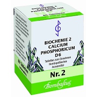 BIOCHEMIE 2 Calcium phosphoricum D 6 Tabletten - 80Stk - Schüßler Salze Bombastus