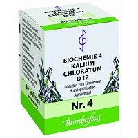 BIOCHEMIE 4 Kalium chloratum D 12 Tabletten - 80Stk - Schüßler Salze Bombastus