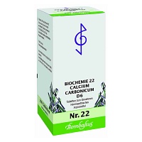 BIOCHEMIE 22 Calcium carbonicum D 6 Tabletten - 200Stk - Schüßler Salze Bombastus