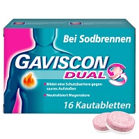 GAVISCON Dual 250mg/106,5mg/187,5mg Kautabletten - 16Stk - Magen & Darm