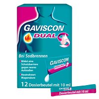 GAVISCON Dual 500mg/213mg/325mg Suspens.im Beutel - 12X10ml - Entgiften-Entschlacken-Entsäuern