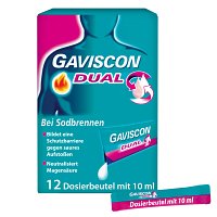 GAVISCON Dual 500mg/213mg/325mg Susp.z.Einn.Btl. - 12X10ml - Entgiften-Entschlacken-Entsäuern