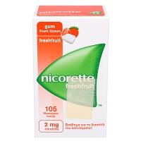 NICORETTE Kaugummi 2 mg freshfruit - 105Stk