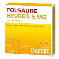 FOLSÄURE HEVERT 5 mg Ampullen - 10Stk - Vitamin B