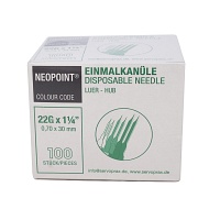 KANÜLEN Neopoint 12 0,70x30 - 100Stk