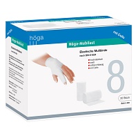 HÖGA-MUBILAST Fixierbinde 8 cmx4 m m.Cellophan - 1Stk
