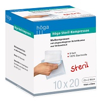 HÖGA-KOMPRESSEN 10x20 cm steril 8fach - 25X2Stk