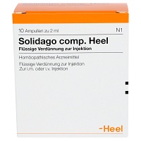SOLIDAGO COMP.Heel Ampullen - 10Stk - Stärkung & Steigerung der Blasen-& Nierenfunktion