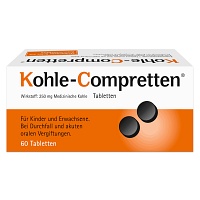 KOHLE Compretten Tabletten - 60Stk - Bauchschmerzen & Blähungen