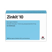 ZINKIT 10 überzogene Tabletten - 100Stk - Selen & Zink