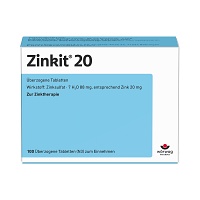 ZINKIT 20 überzogene Tabletten - 100Stk - Selen & Zink