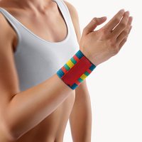 BORT Handgelenkbandage m.Klettverschl.Gr.1 bunt - 1Stk