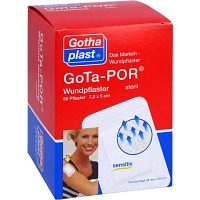 GOTA-POR Wundpflaster 5x7,2 cm steril - 50Stk