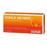 KOHLE Hevert Tabletten - 20Stk - Durchfall