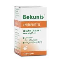 BEKUNIS Dragees Bisacodyl 5 mg magensaftres.Tabl. - 45Stk - Abführmittel