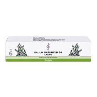 BIOCHEMIE 6 Kalium sulfuricum D 6 Creme - 100ml - Schüßler Salze Bombastus