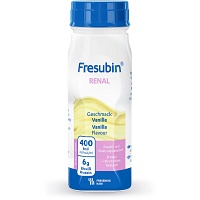 FRESUBIN renal Vanille - 4X200ml - Stärkung & Steigerung der Blasen-& Nierenfunktion