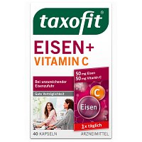 TAXOFIT Eisen+Vitamin C Weichkapseln - 40Stk - Eisen