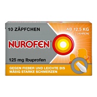 NUROFEN Junior 125 mg Zäpfchen - 10Stk - Schmerzen
