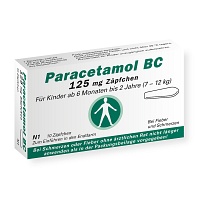 PARACETAMOL BC 125 mg Suppositorien - 10Stk