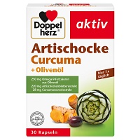 DOPPELHERZ Artischocke Curcuma+Olivenöl Kapseln - 30Stk - Artischocken-Präparate