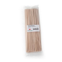 WATTESTÄBCHEN Holz 25 cm m.Wattebausch - 100Stk