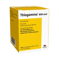 THIOGAMMA 600 oral Filmtabletten - 100Stk - Diabetische Nervenstörung