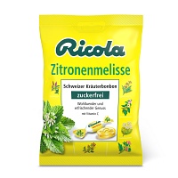 RICOLA o.Z.Beutel Zitronenmelisse Bonbons - 75g - Bonbons zuckerfrei