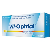 VIT OPHTAL mit 10 mg Lutein Tabletten - 30Stk - Für die Augen