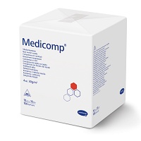 MEDICOMP Vlieskomp.unsteril 10x10 cm 4lagig - 100Stk