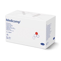 MEDICOMP Vlieskomp.unsteril 10x20 cm 4lagig - 100Stk