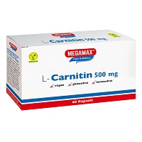 MEGAMAX L-Carnitin 500 mg Kapseln - 60Stk - Für Sportler