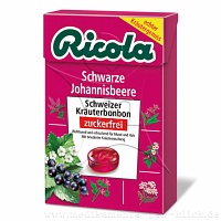 RICOLA o.Z.Box Schwarze Johannisbeere Bonbons - 50g - Ernährung & Wohlfühlen