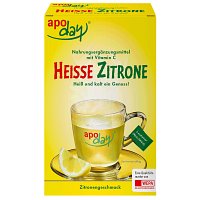 APODAY heiße Zitrone Vit.C Pulver - 10X10g - Vitamindrinks