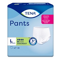 TENA PANTS Discreet L bei Inkontinenz - 7Stk - Einlagen & Netzhosen
