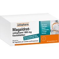 MAGALDRAT-ratiopharm 800 mg Tabletten - 100Stk - Entgiften-Entschlacken-Entsäuern
