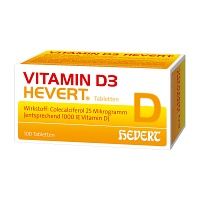 VITAMIN D3 HEVERT Tabletten - 100Stk - Vitamine & Stärkung