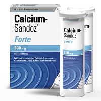 CALCIUM SANDOZ forte Brausetabletten - 2X20Stk - Calcium