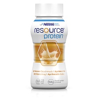 RESOURCE Protein Drink Aprikose - 4X200ml - Trinknahrung & Sondennahrung