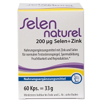 SELENNATUREL 200 µg+Zink Kapseln - 60Stk - Potenzstörung