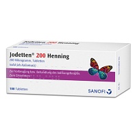 JODETTEN 200 Henning Tabletten - 100Stk - Iod & Fluor