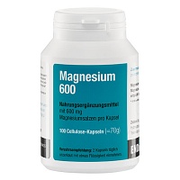 MAGNESIUM 600 Kapseln - 100Stk