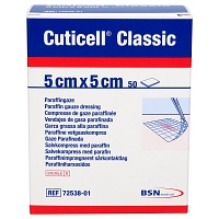 CUTICELL Classic Wundgaze 5x5 cm - 50Stk