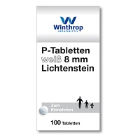 P TABLETTEN weiß 8 mm - 100Stk