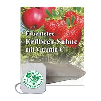 ERDBEER-Sahne Tee CHRÜTERMÄNNLI Filterbeutel - 15Stk