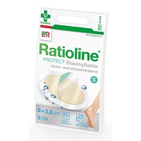 RATIOLINE protect Blasenpflaster 3,8x6 cm klein - 5Stk