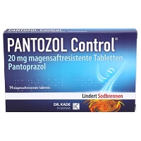 PANTOZOL Control 20 mg magensaftres.Tabletten - 14Stk - Entgiften-Entschlacken-Entsäuern